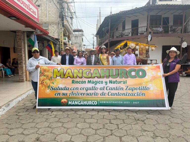 MANGAHURCO PRESENTE EN LA CONMEMORACIÓN DE ZAPOTILLO